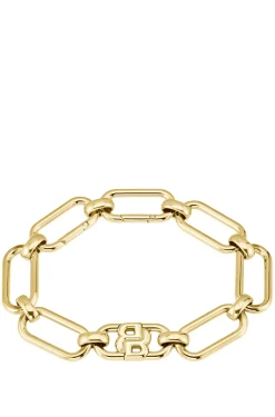 Goldfarbenes Armband mit Double-B-Monogramm