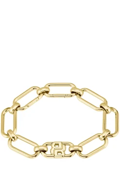 Goldfarbenes Armband mit Double-B-Monogramm