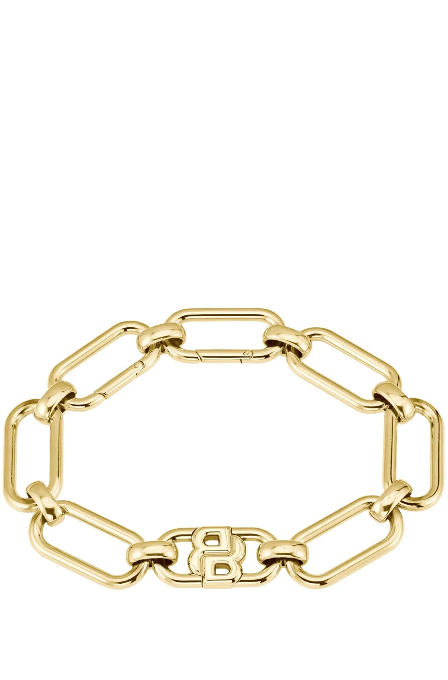 Goldfarbenes Armband mit Double-B-Monogramm