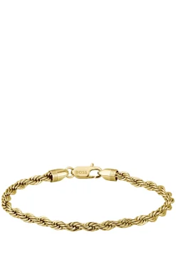 Goldfarbenes Armband mit Kordelkette