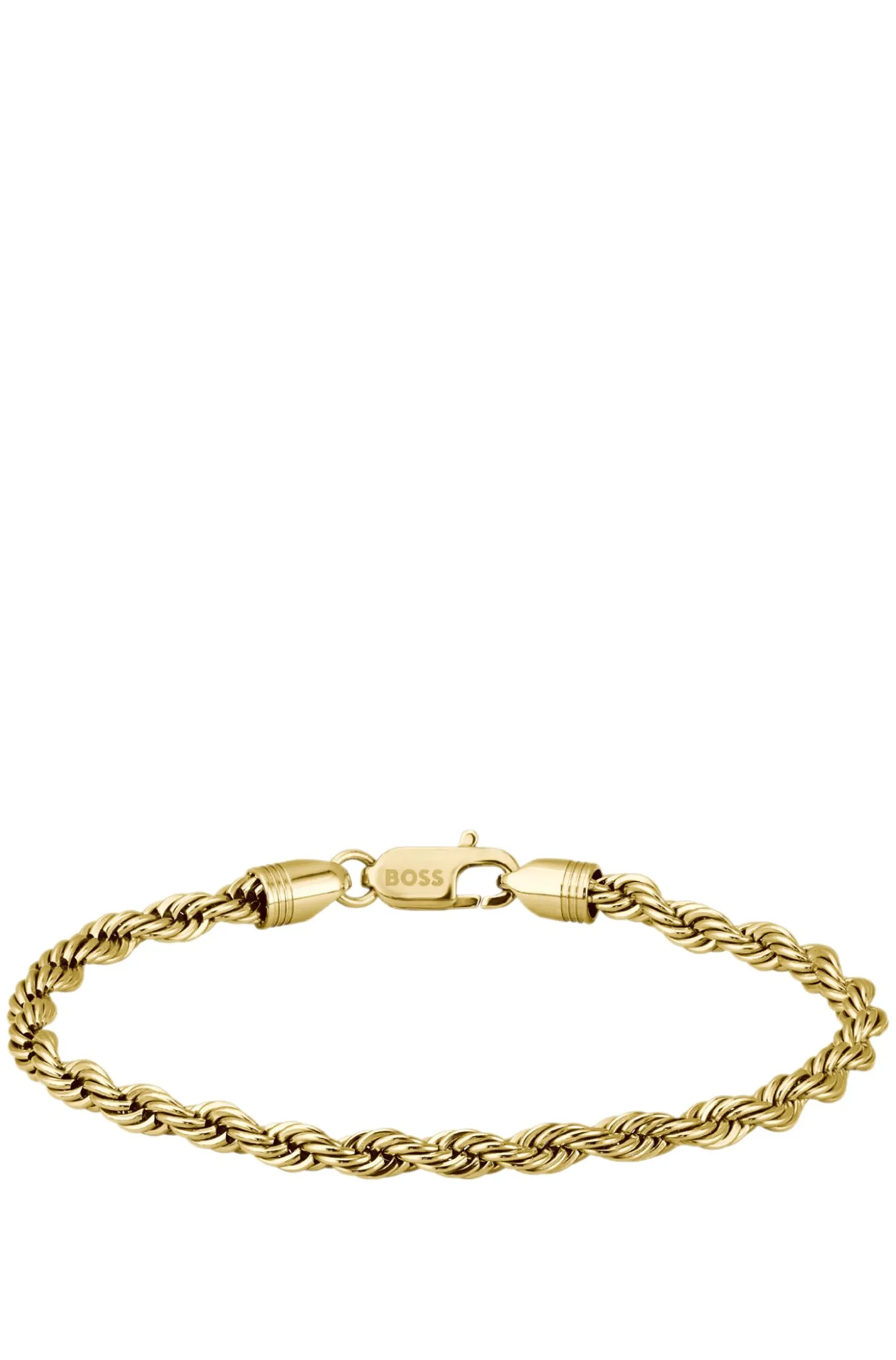Goldfarbenes Armband mit Kordelkette