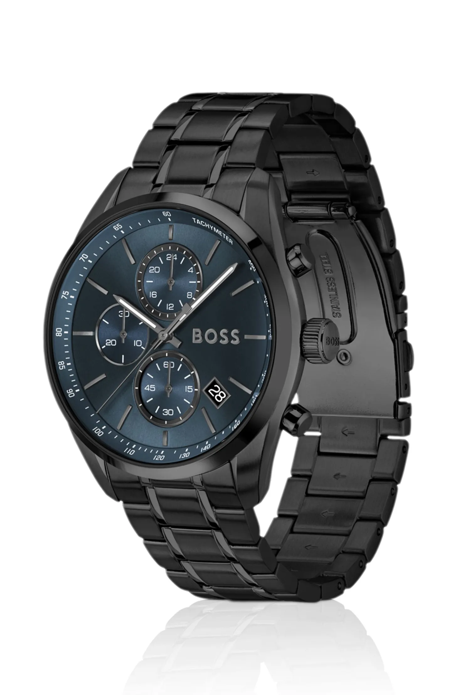 GRAND PRIX 44 Chronograph mit blauem Zifferblatt