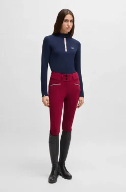 Griffige Slim-Fit Reithose