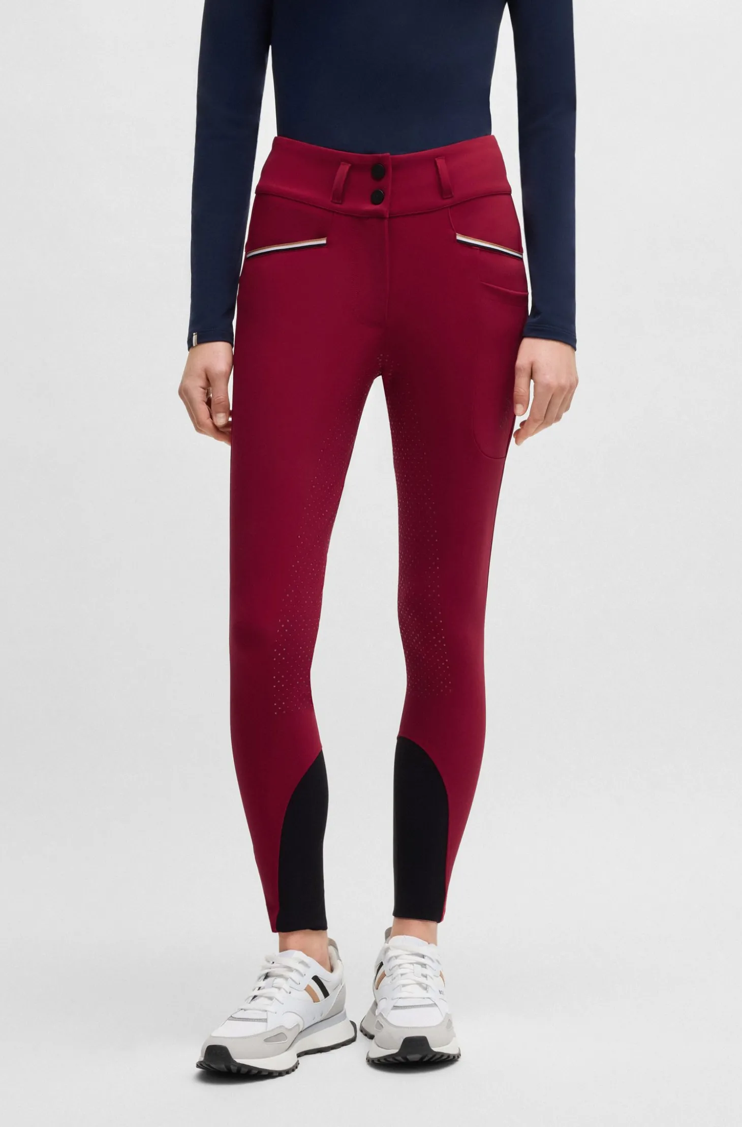 Griffige Slim-Fit Reithose