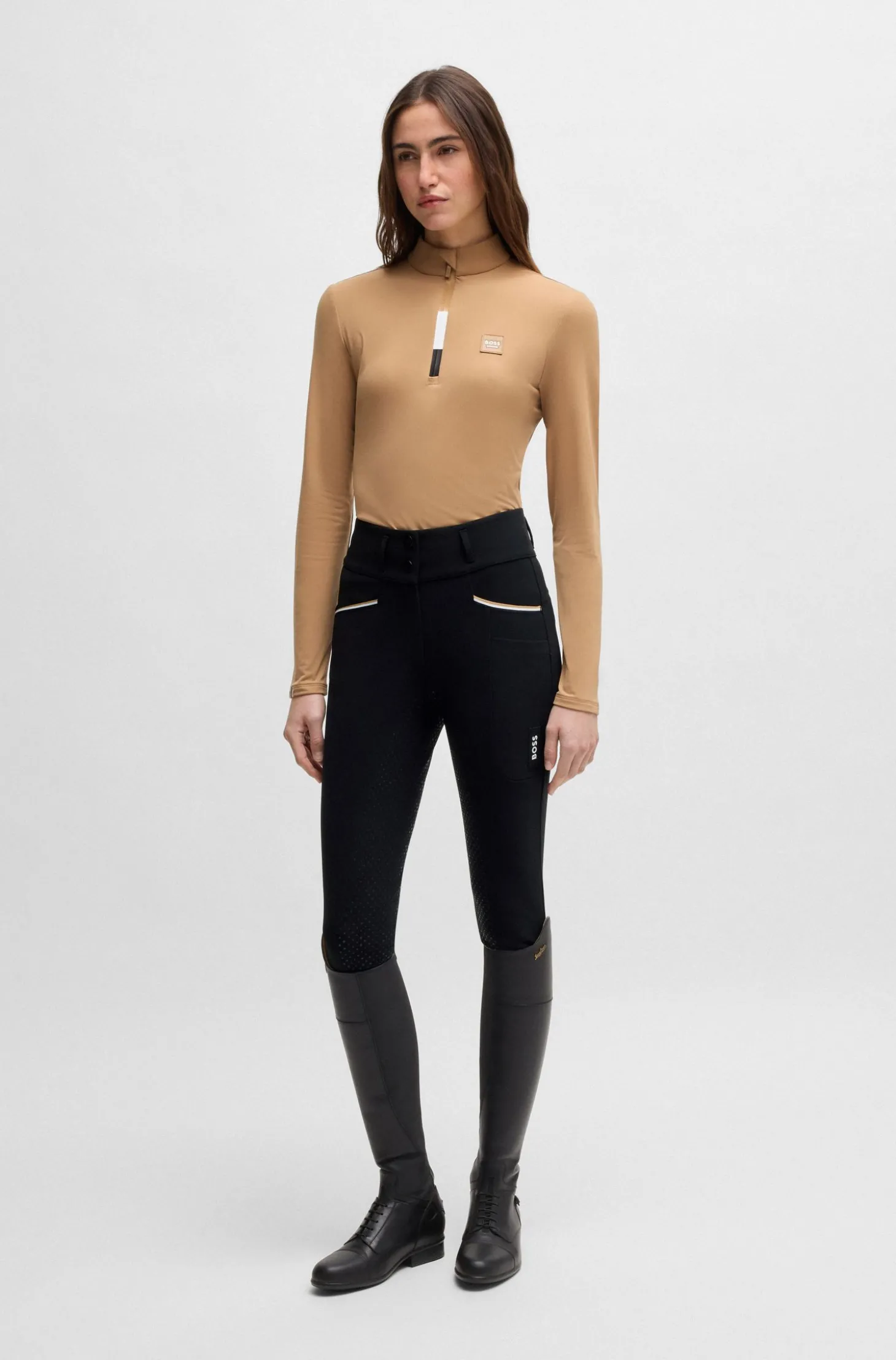 Griffige Slim-Fit Reithose