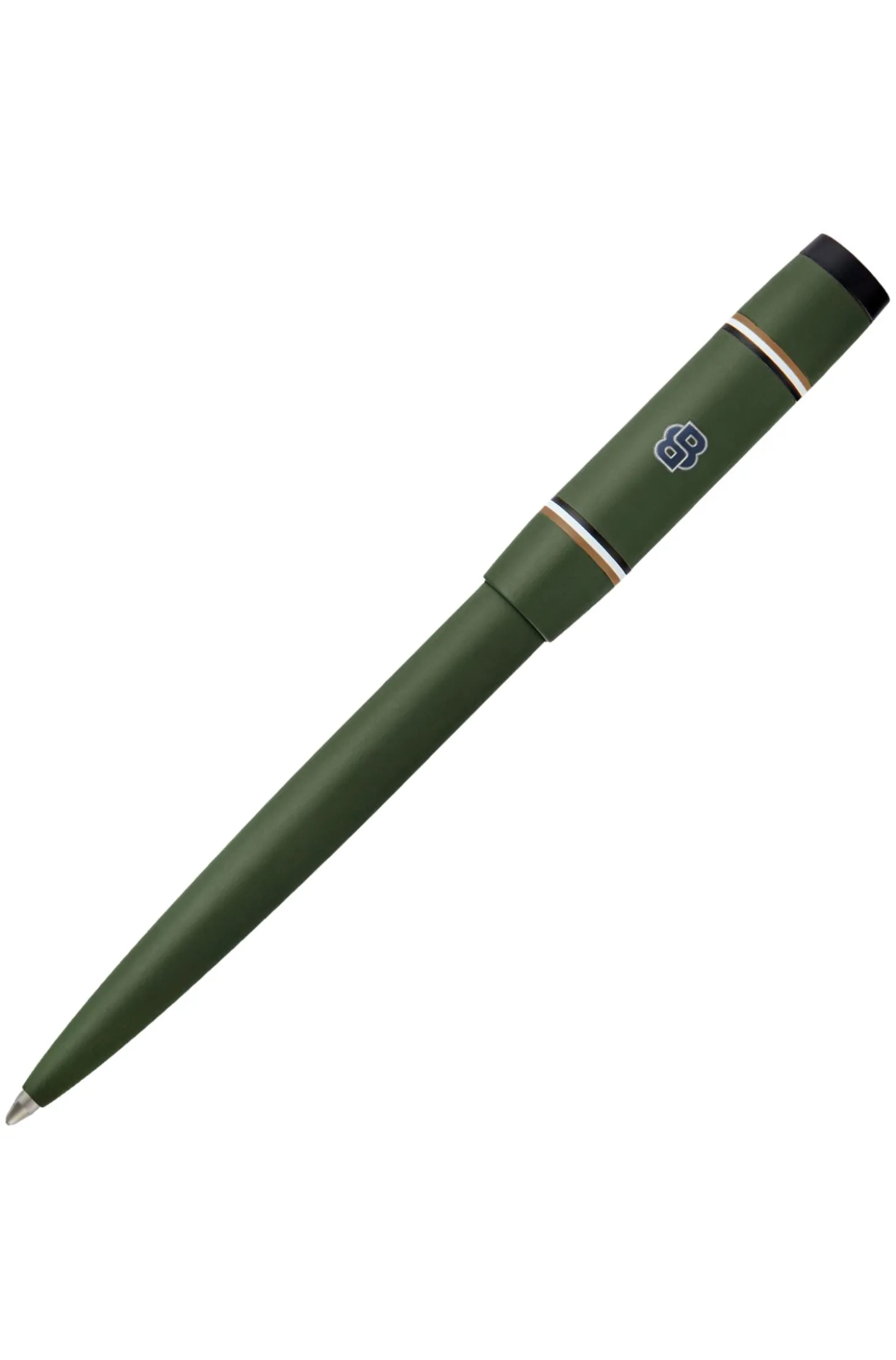 Grüner Kugelschreiber mit Double-B-Monogramm