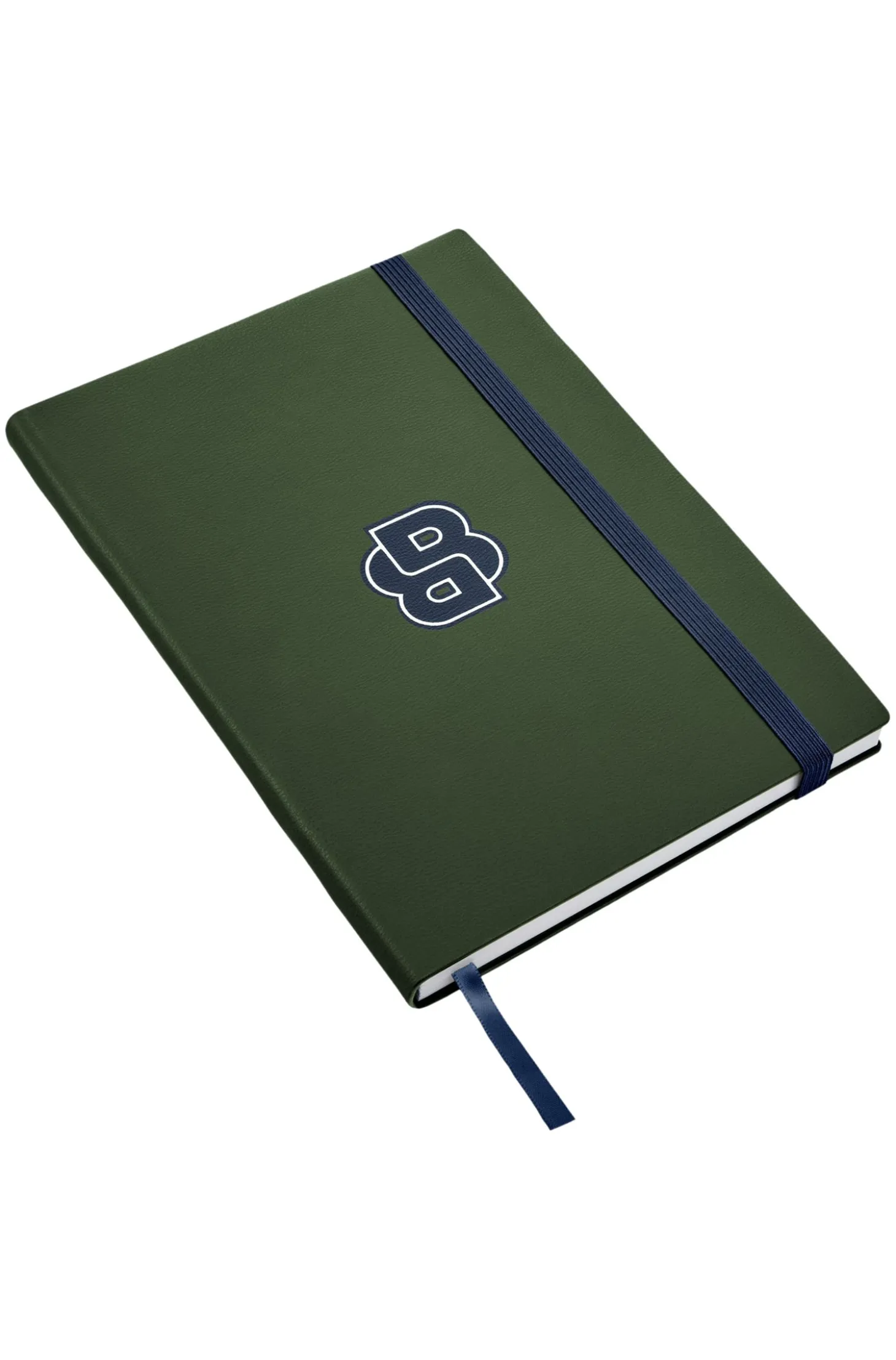 Grünes DIN-A5-Notizbuch mit Double-B-Monogramm