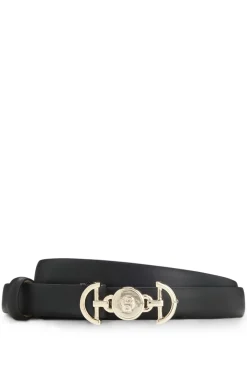 Gürtel aus italienischem Leder mit Double-B-Monogramm-Schließe