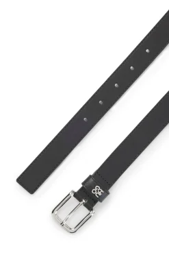 Gürtel aus italienischem Leder mit Metallbuchstaben