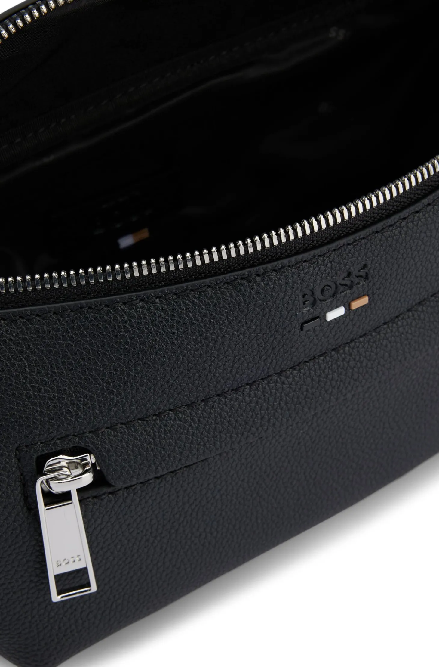 Gürteltasche aus Kunstleder mit Logo-Prägung