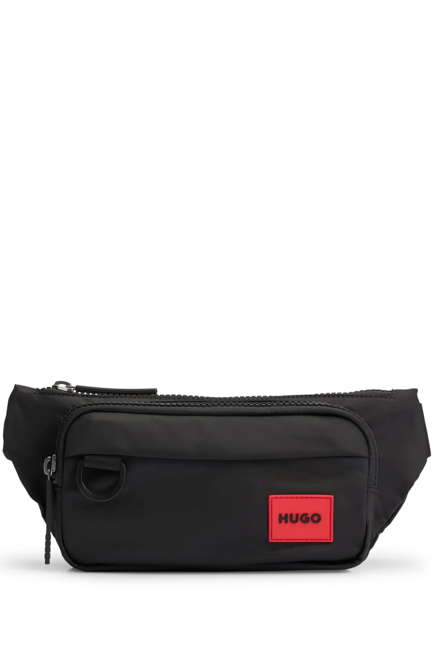 Gürteltasche mit Logo-Label aus Gummi