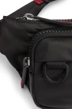 Gürteltasche mit Logo-Label aus Gummi