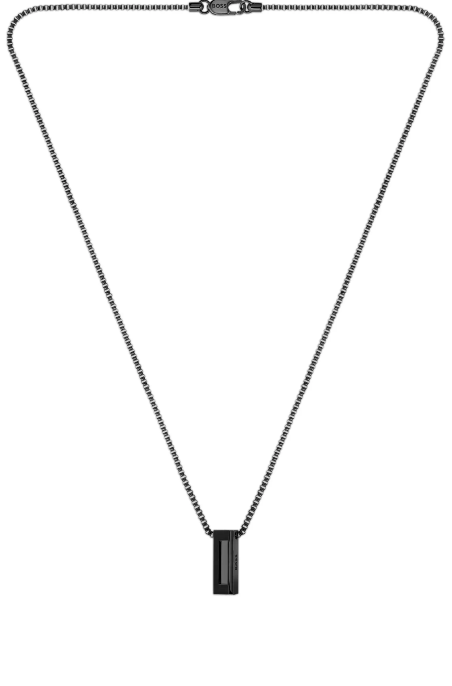 Halskette mit gebürstetem und poliertem Finish
