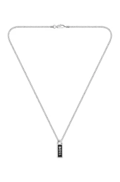 Halskette mit Logo-Plakette