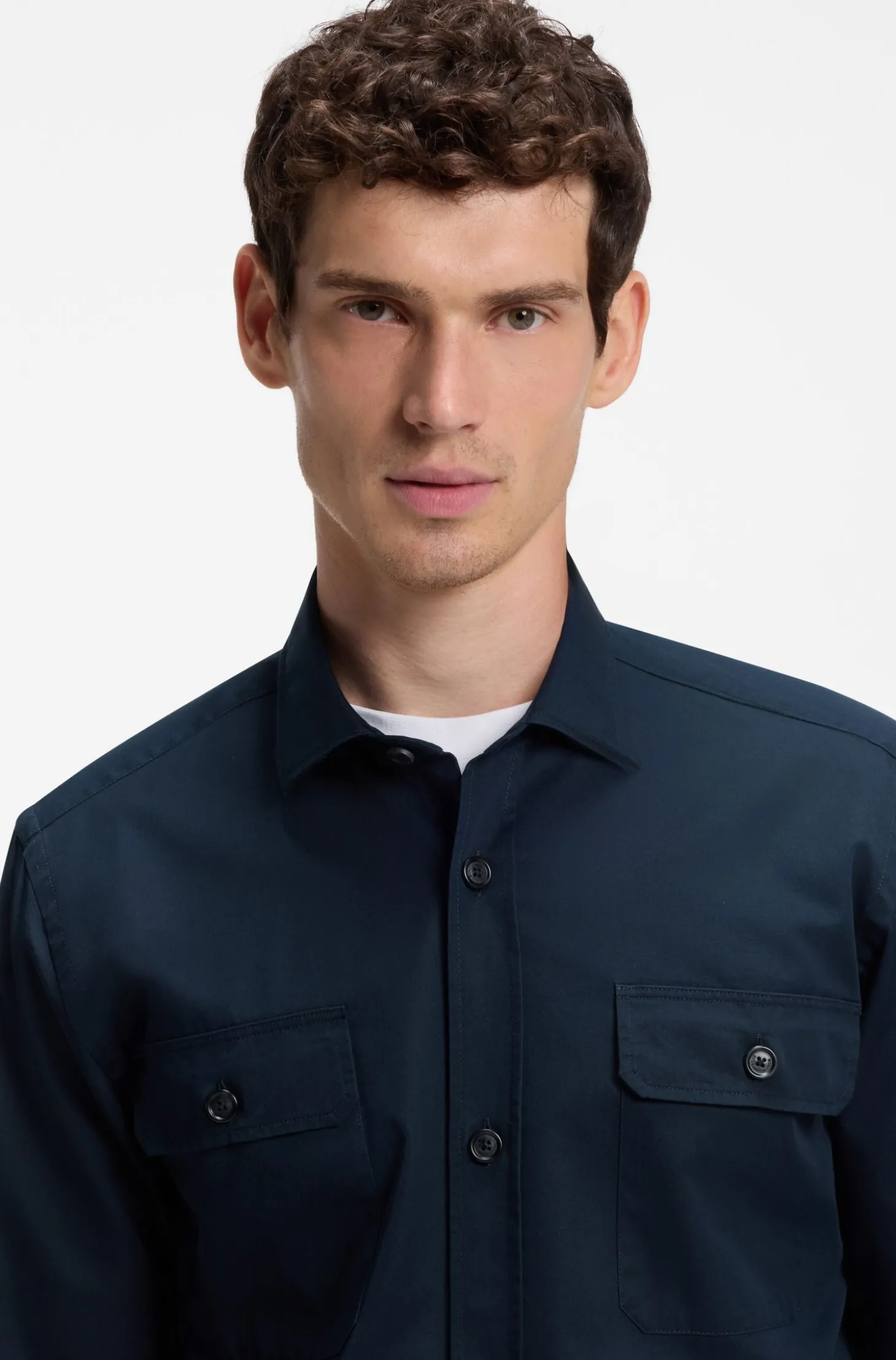 Heritage Casual-Fit Hemd aus kompakter Baumwoll-Popeline