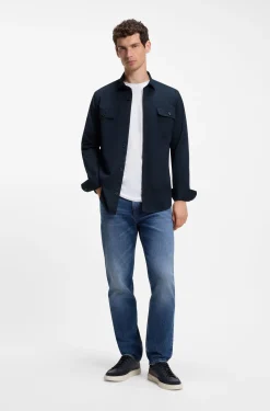 Heritage Casual-Fit Hemd aus kompakter Baumwoll-Popeline