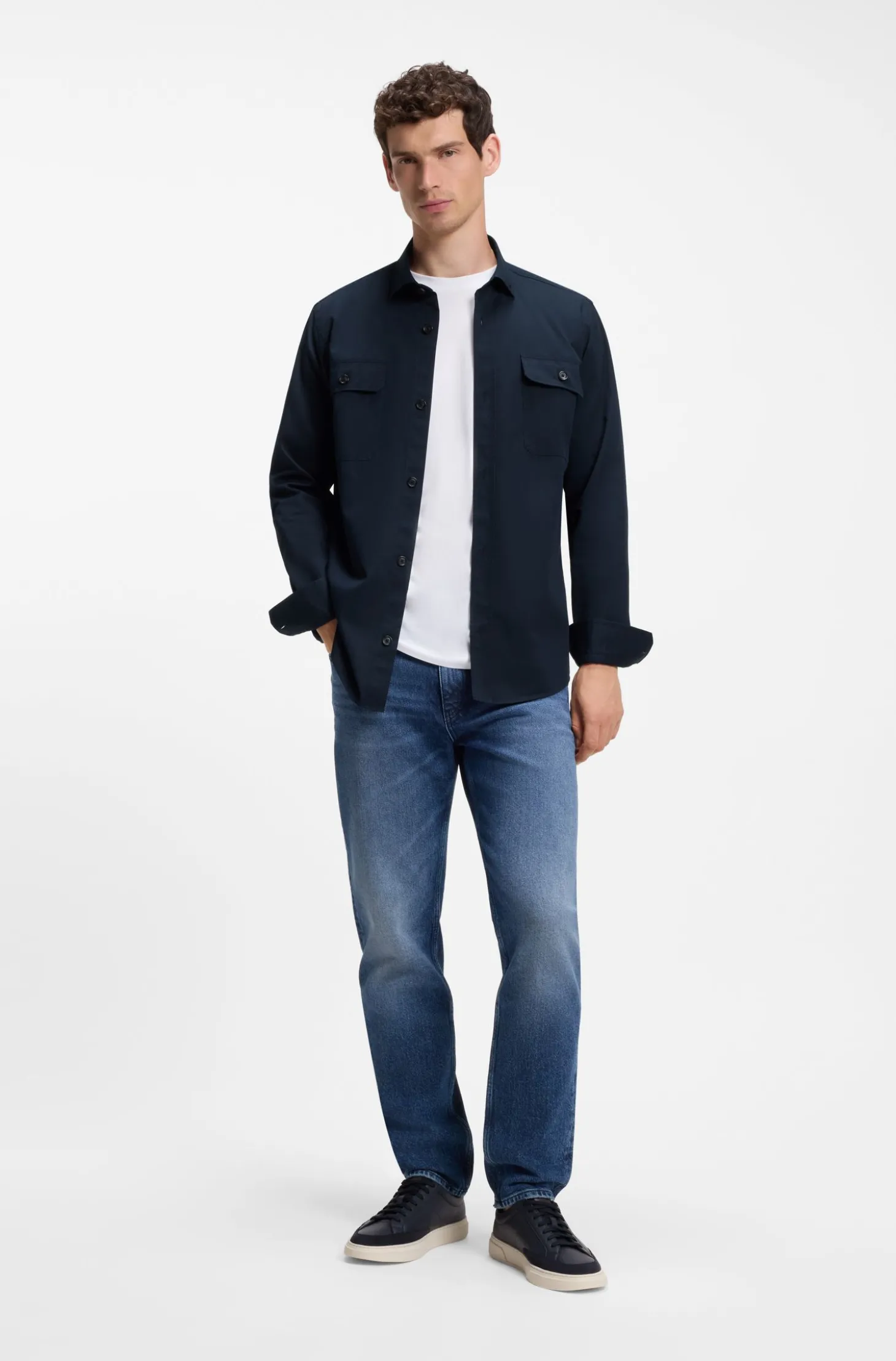 Heritage Casual-Fit Hemd aus kompakter Baumwoll-Popeline