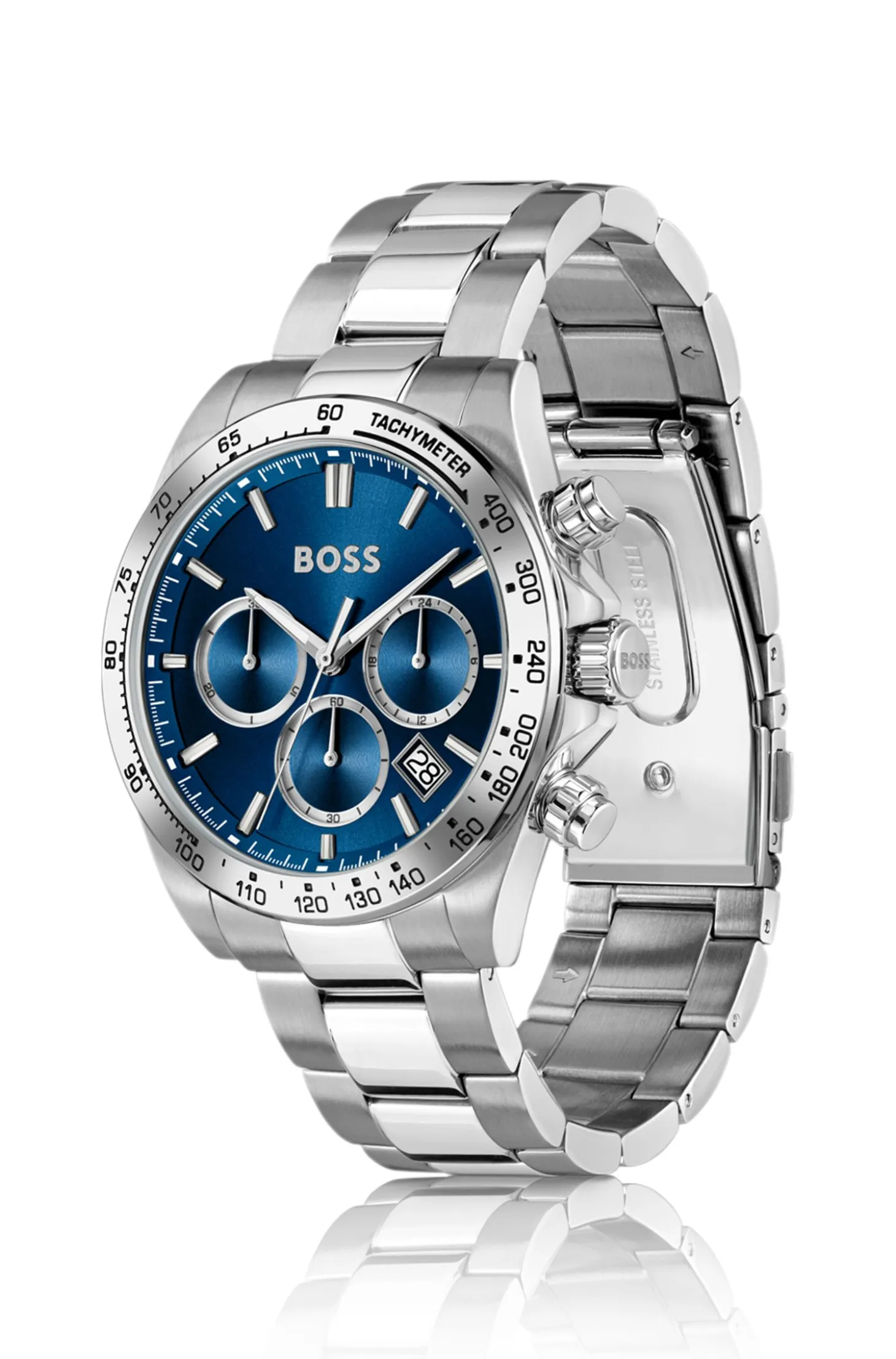 Hero 2.0 Chronograph mit zweischichtigem blauem Zifferblatt