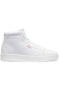 Hightop Sneakers aus Kunstleder