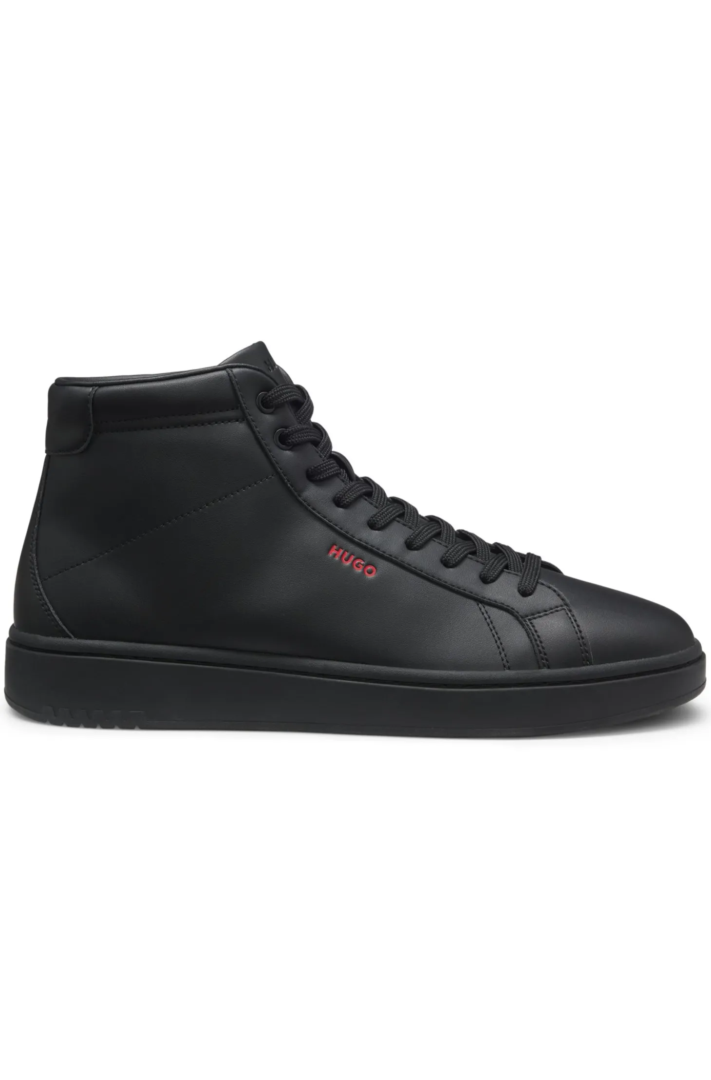 Hightop Sneakers aus Kunstleder