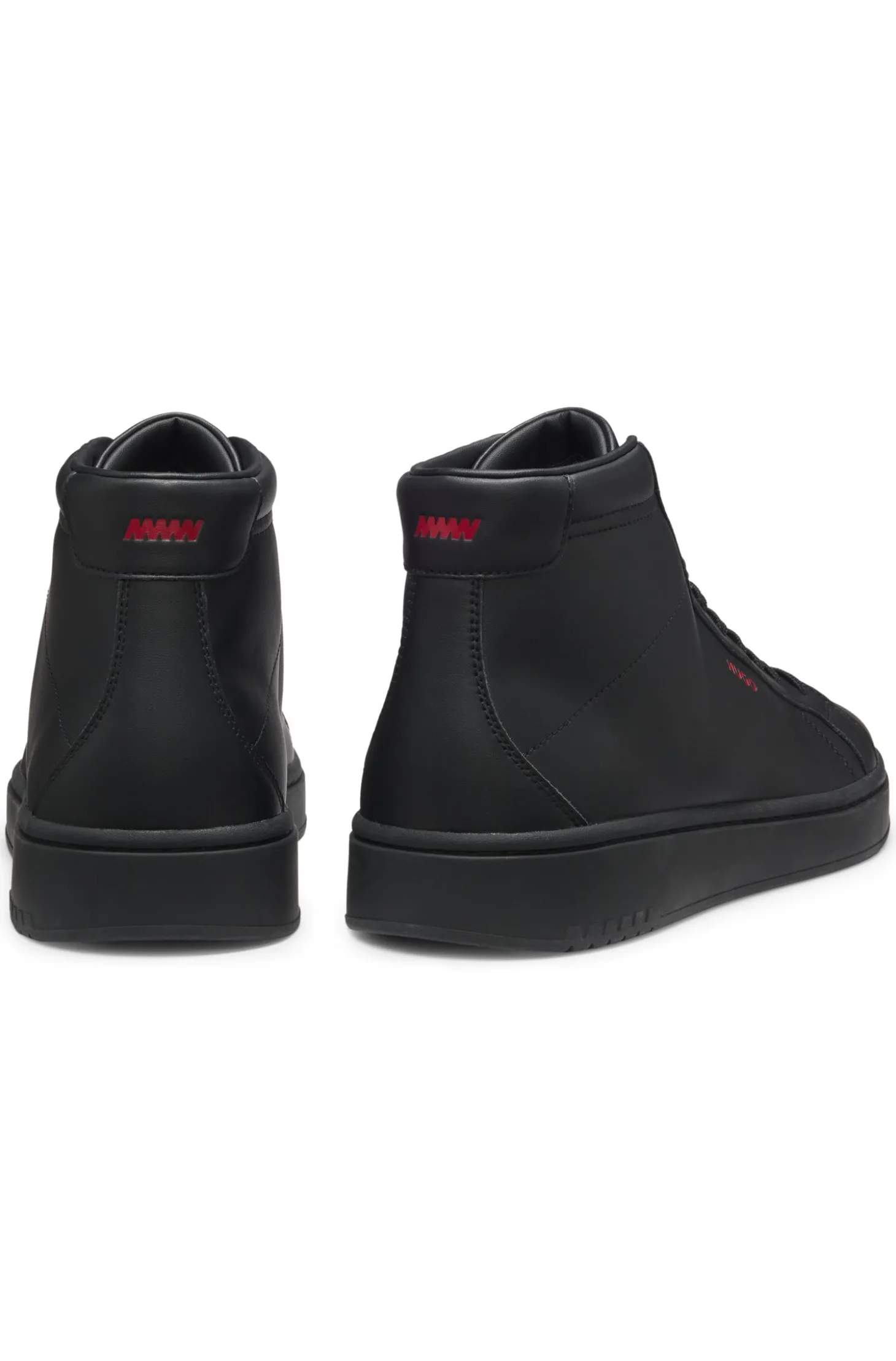 Hightop Sneakers aus Kunstleder