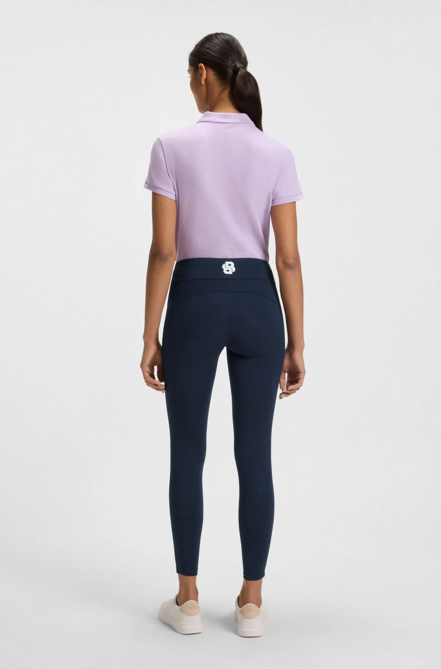 High-Waist Reitsport-Leggings aus Power-Stretch-Gewebe