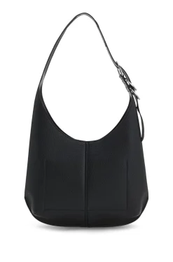 Hobo Bag aus Kunstleder mit geprägtem Logo