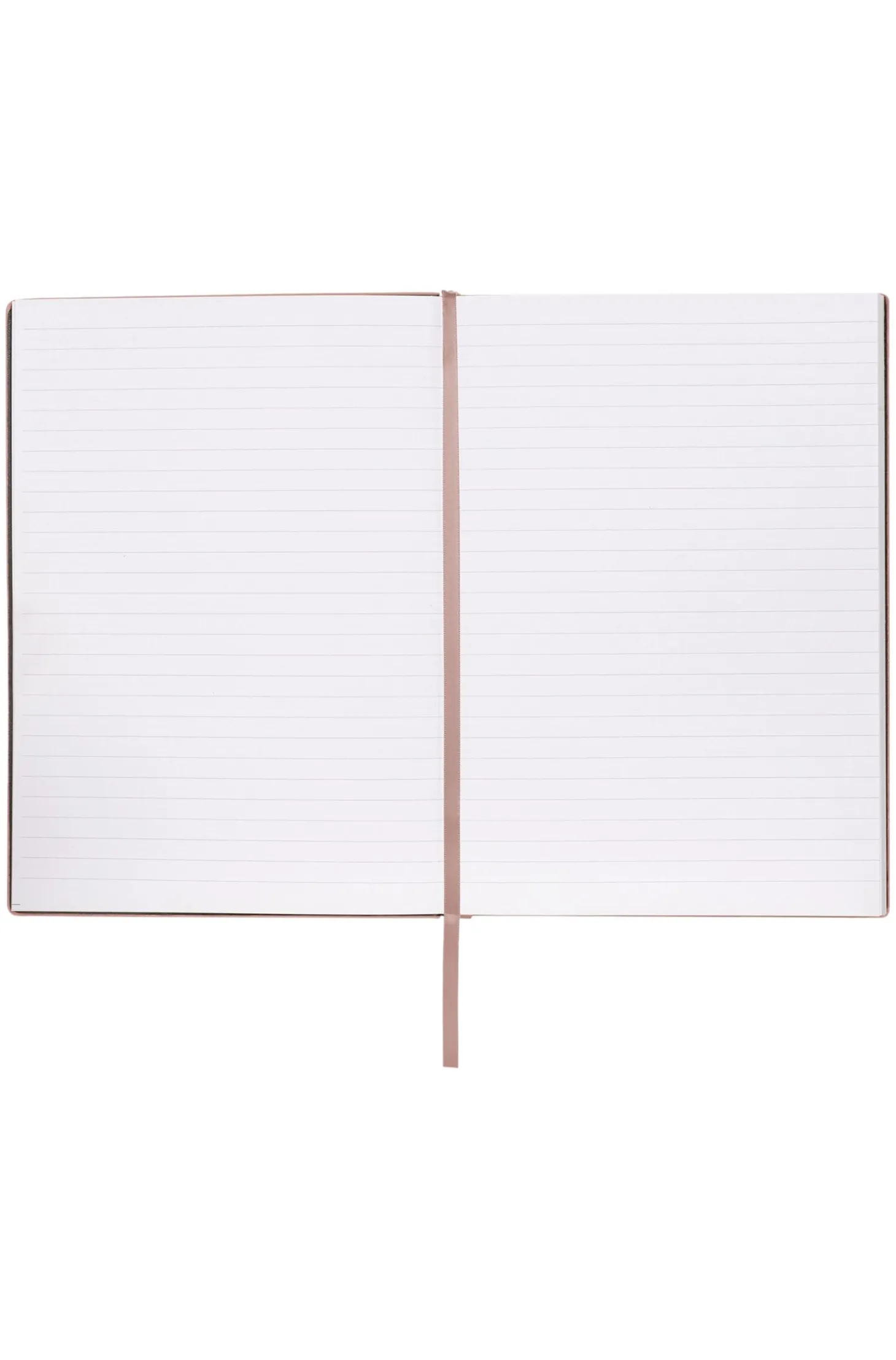 Holographic floral-print notebook with elastic closure