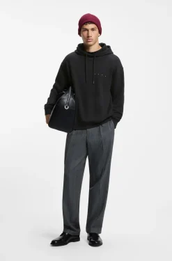 Hoodie aus Baumwolle mit Spaced-Out-Logo und Grafik auf dem Rücken
