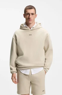 Hoodie aus Baumwoll-Mix mit reflektierender Grafik