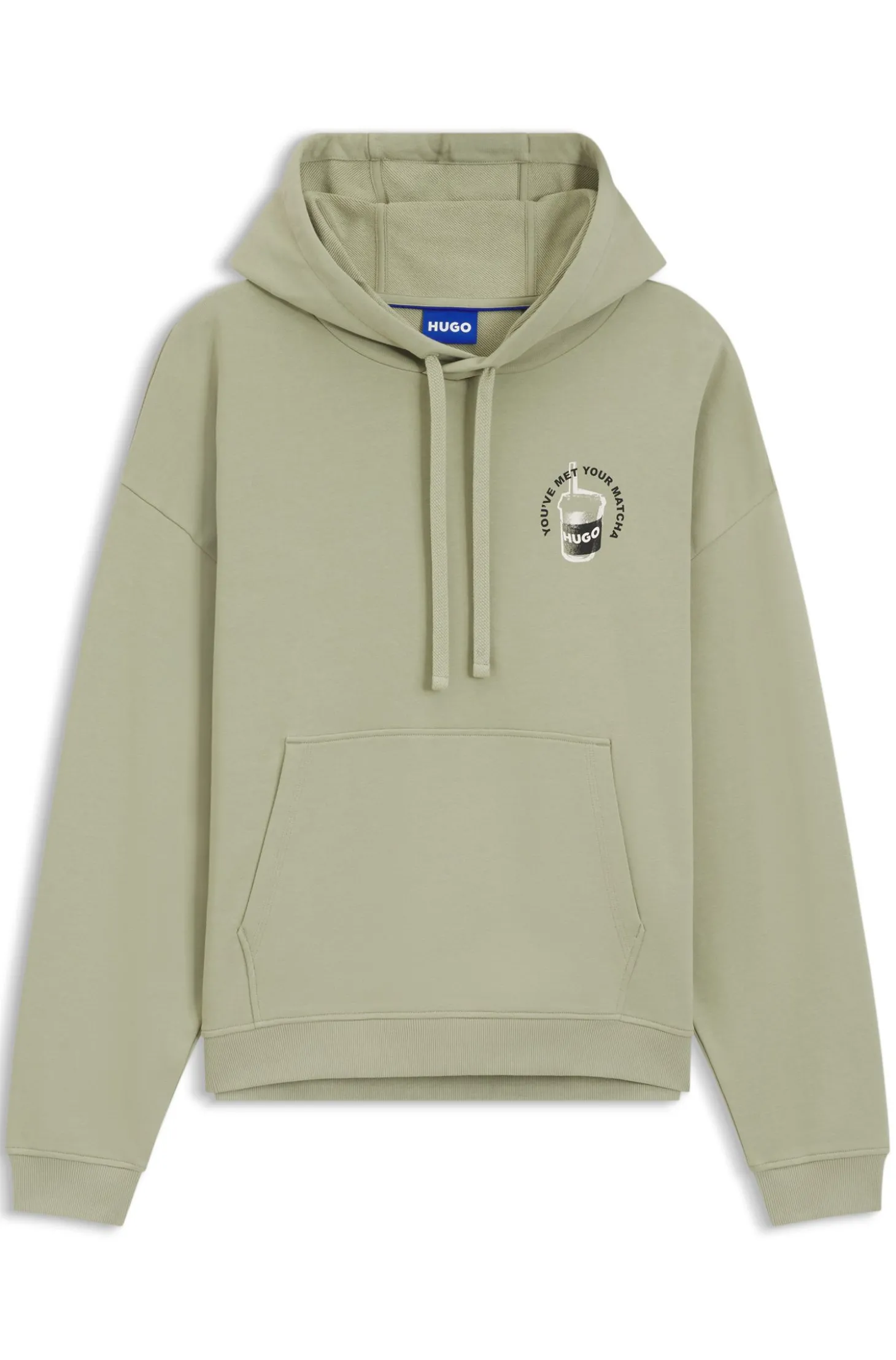 Hoodie aus Baumwoll-Terry mit Logo-Grafik