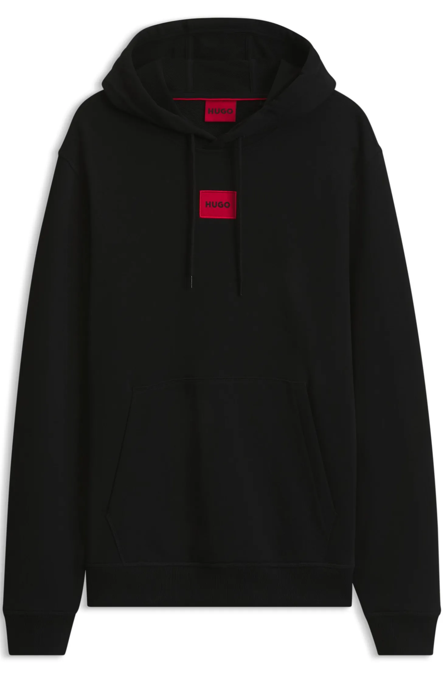 Hoodie aus Baumwoll-Terry mit Logo-Label