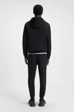 Hoodie aus Baumwoll-Terry mit Logo-Label