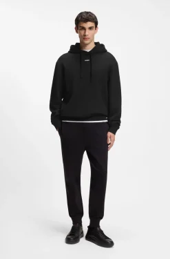 Hoodie aus Baumwoll-Terry mit Logo-Print