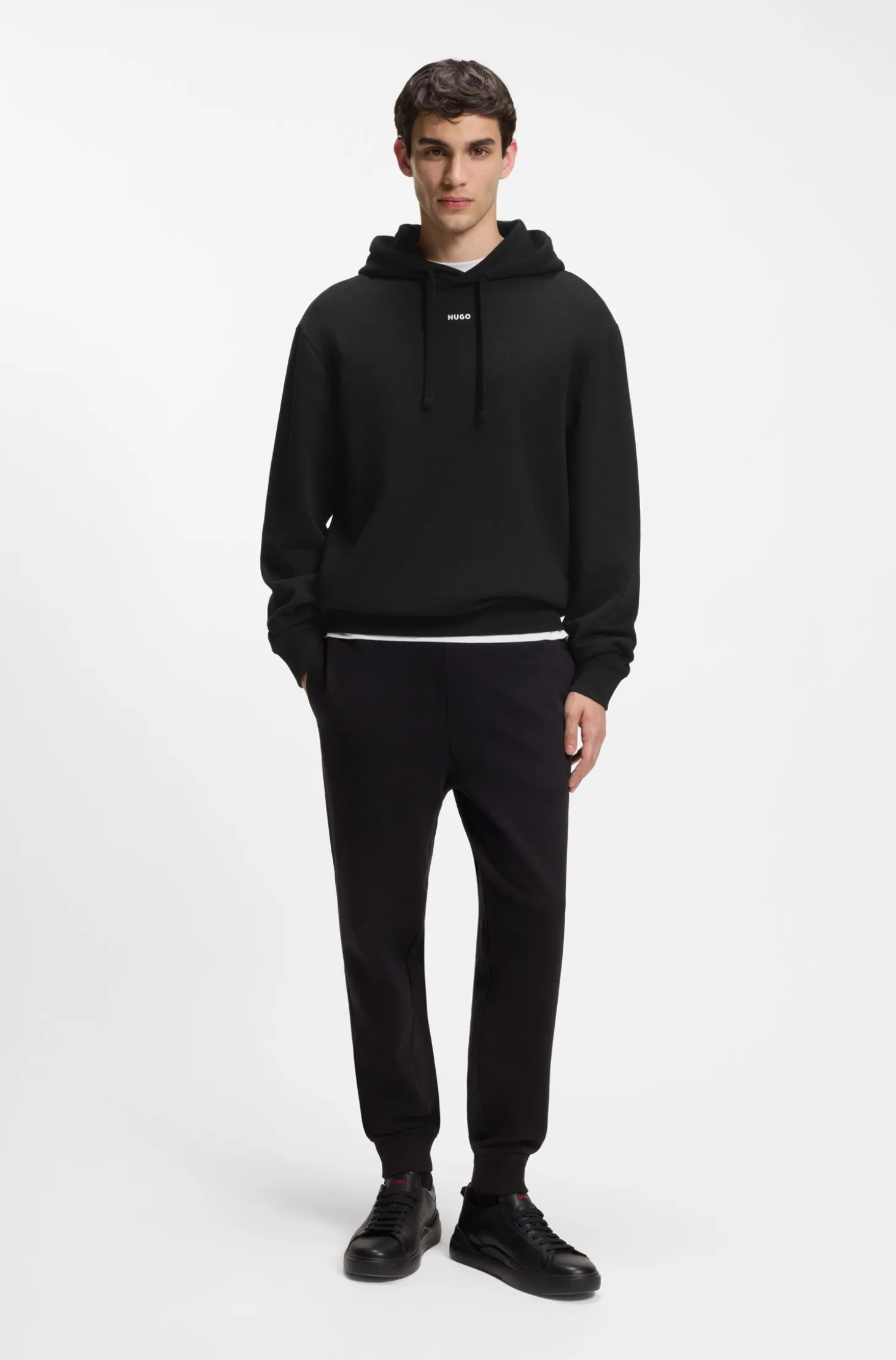 Hoodie aus Baumwoll-Terry mit Logo-Print