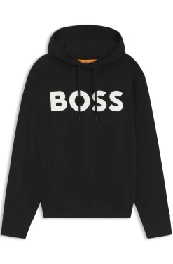Hoodie aus Baumwoll-Terry mit oversized Logo