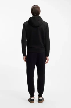 Hoodie aus Baumwoll-Terry mit Signature-Streifen-Besatz