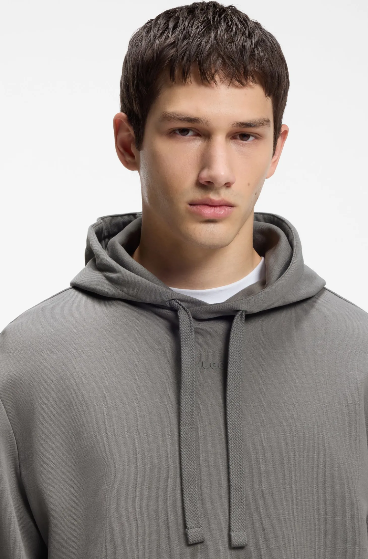 Hoodie aus Baumwoll-Terry mit Logo-Print