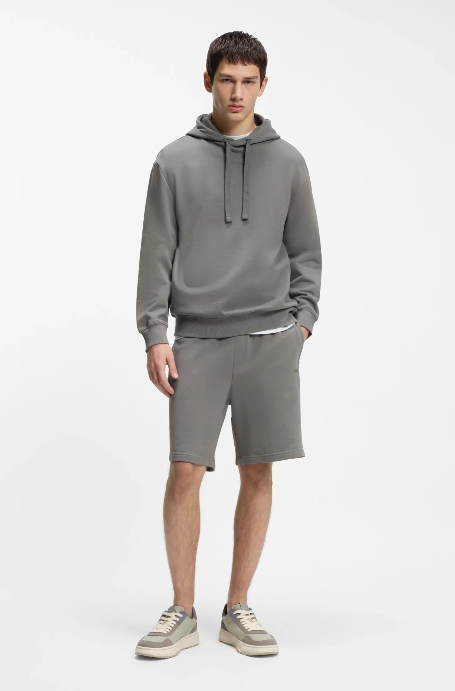 Hoodie aus Baumwoll-Terry mit Logo-Print