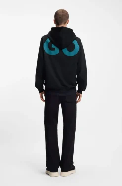 Hoodie aus Baumwoll-Terry mit Logo-Print
