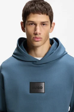 Hoodie aus Baumwoll-Terry mit Gradient-Logo