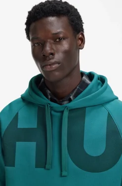 Hoodie aus Baumwoll-Terry mit Logo-Print