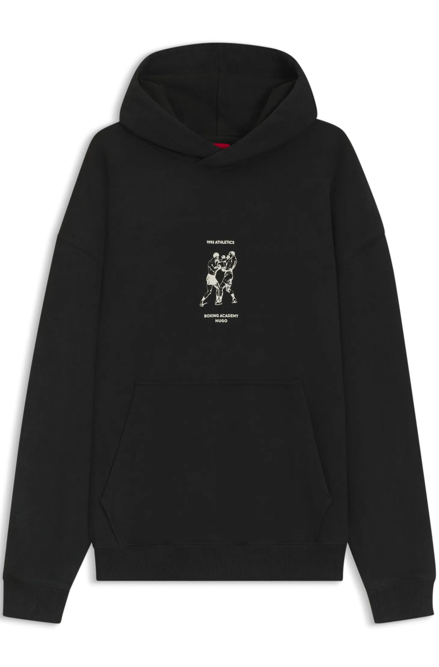 Hoodie aus Baumwoll-Terry mit Box-Artwork