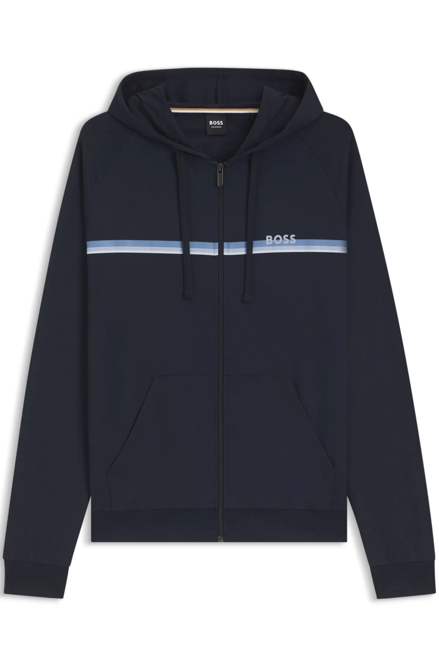 Hoodie aus Baumwoll-Terry mit Reißverschluss