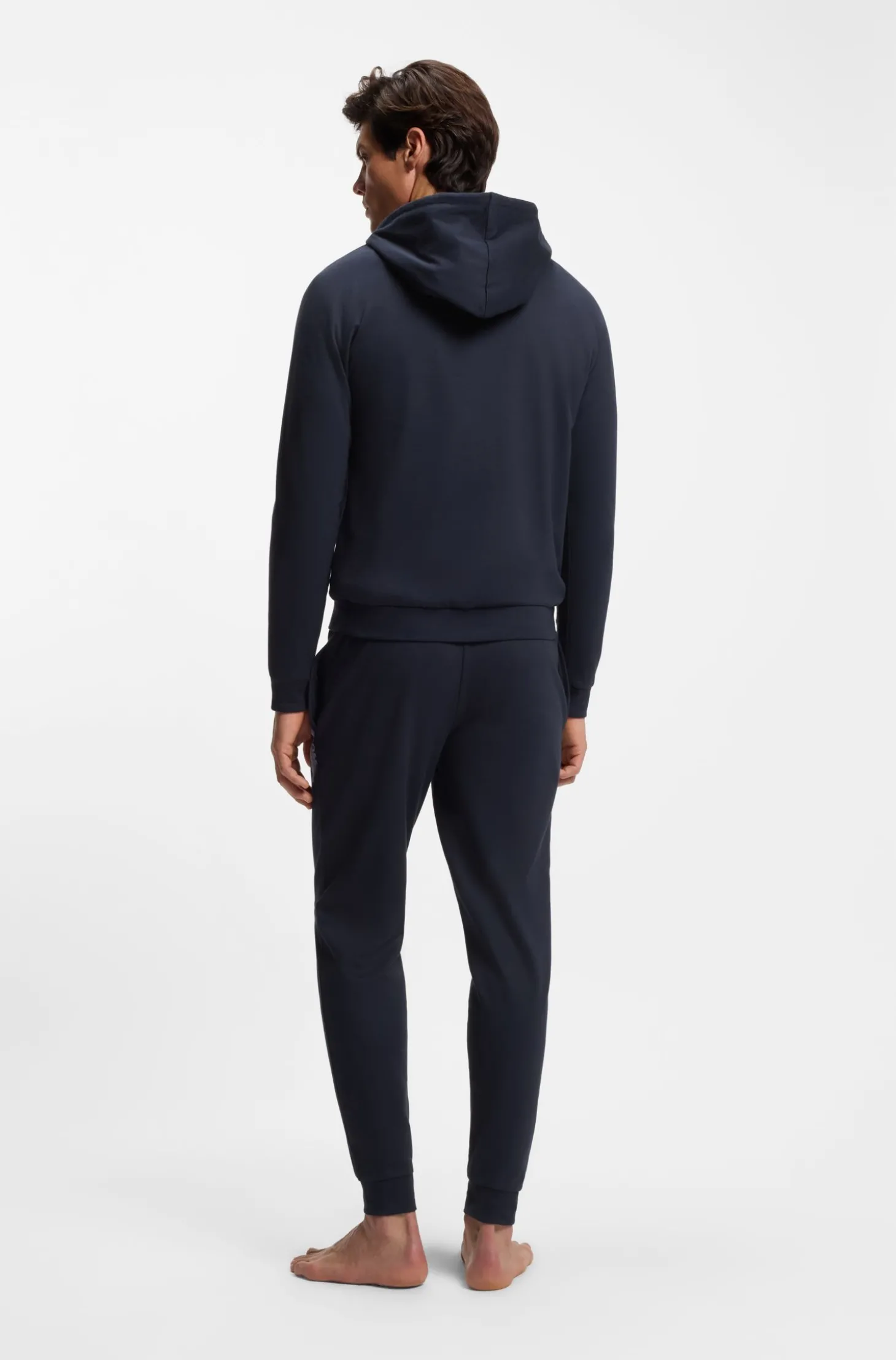 Hoodie aus Baumwoll-Terry mit Reißverschluss