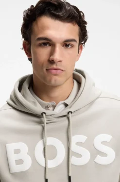 Hoodie aus Baumwoll-Terry mit oversized Logo