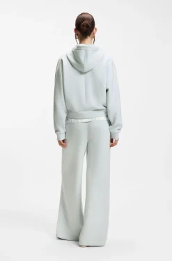Hoodie mit abgerundetem Saum und Double-B-Monogramm