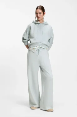 Hoodie mit abgerundetem Saum und Double-B-Monogramm