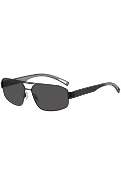 HUGO Sonnenbrille im Wrap-Stil mit Gummi-Logo