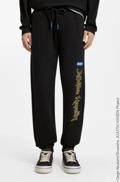 HUGO x Jujutsu Kaisen Jogginghose aus Baumwoll-Terry